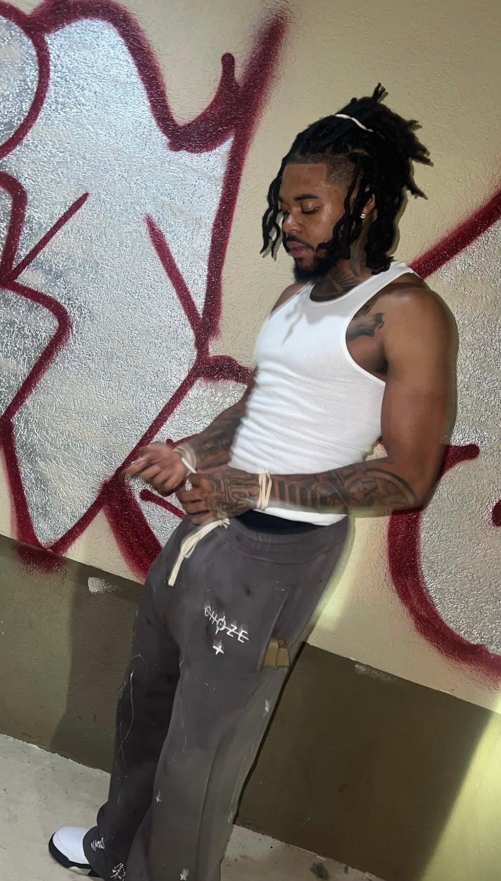 Choze Man Sweatpants / Distressed